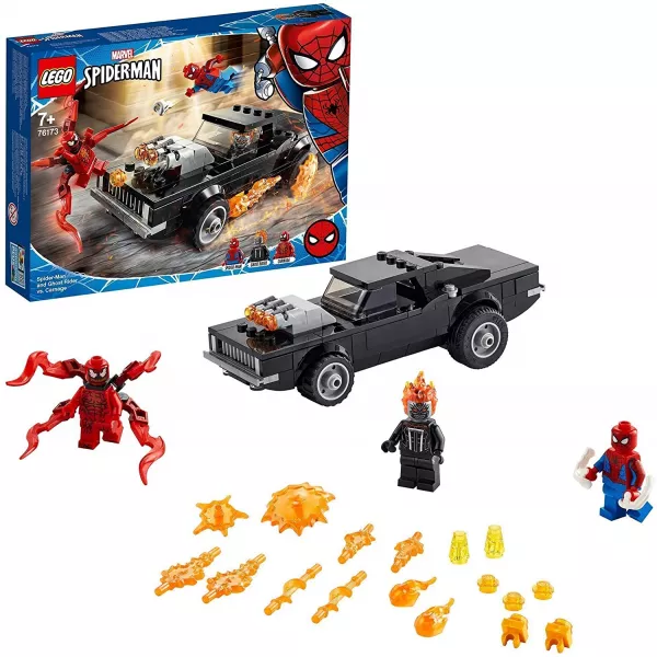 LEGO Super Heroes: Omul păianjen și Călărețul fantomă contra Carnage 76173