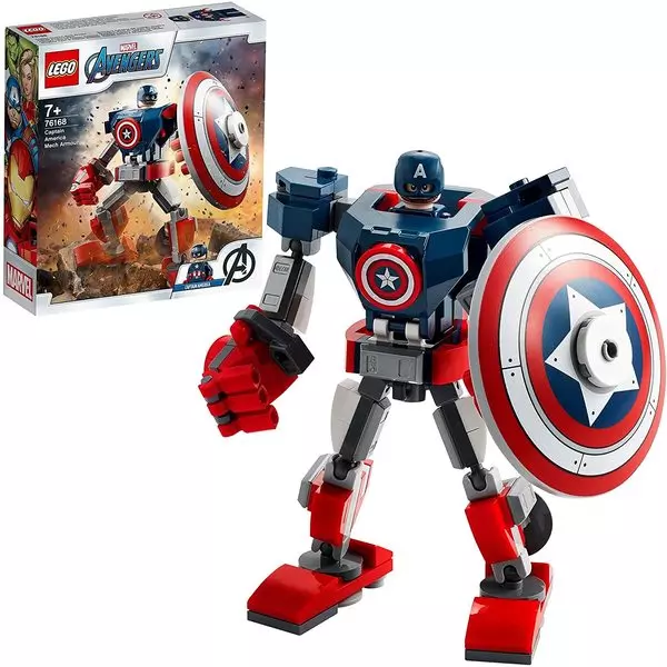 LEGO Super Heroes Amerika Kapitány páncélozott robotja 76168