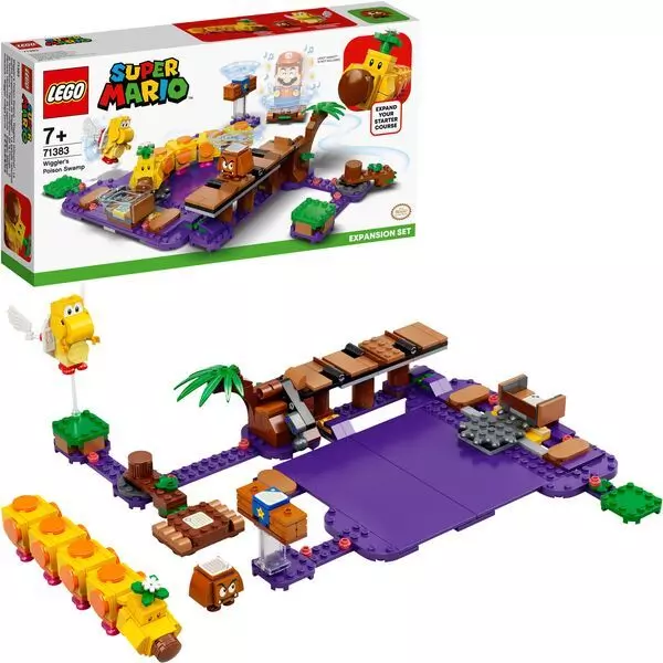 LEGO Super Mario: Set de extindere Mlaștina otrăvită a lui Wiggler 71383