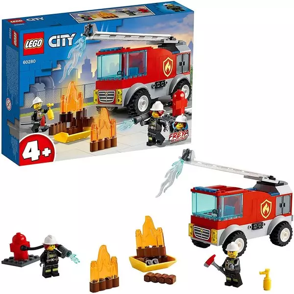 LEGO City: Camion de pompieri cu scară 60280