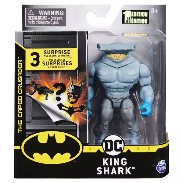 DC Batman: King Shark akciófigura meglepetés kiegészítőkkel