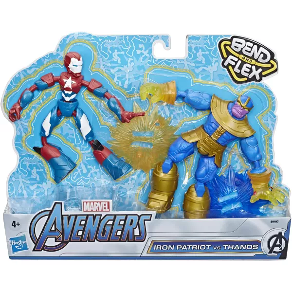 Marvel: Avengers - Bend and Flex Hadigép és Thanos figurák