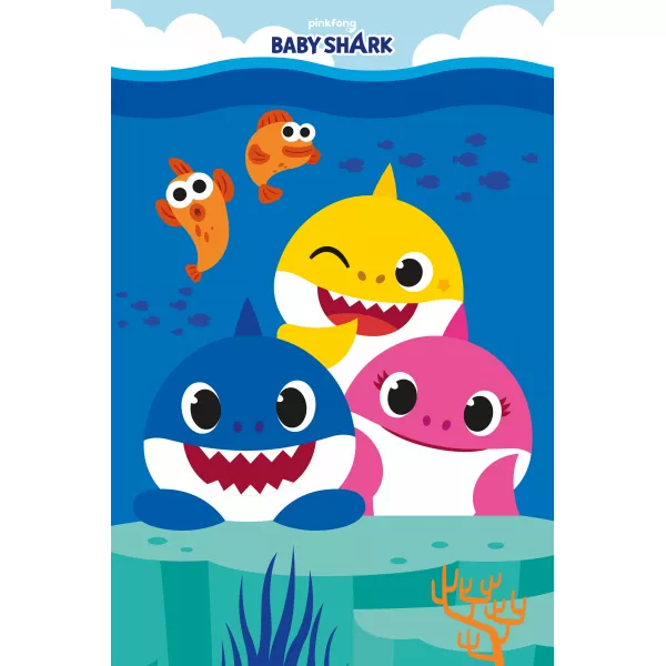 Baby Shark: Polár takaró - 100 x 150 cm