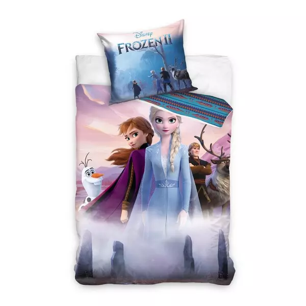 Frozen 2: Elsa și Anna - lenjerie de pat cu 2 piese