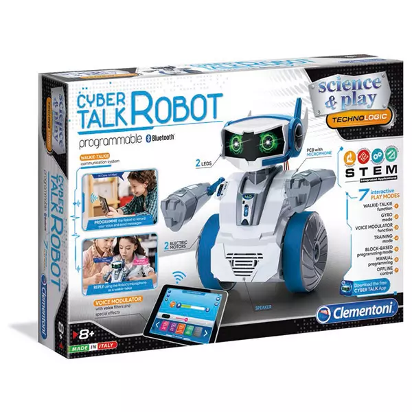 Clementoni: Cyber Talk Robot, a beszélő robot - CSOMAGOLÁSSÉRÜLT