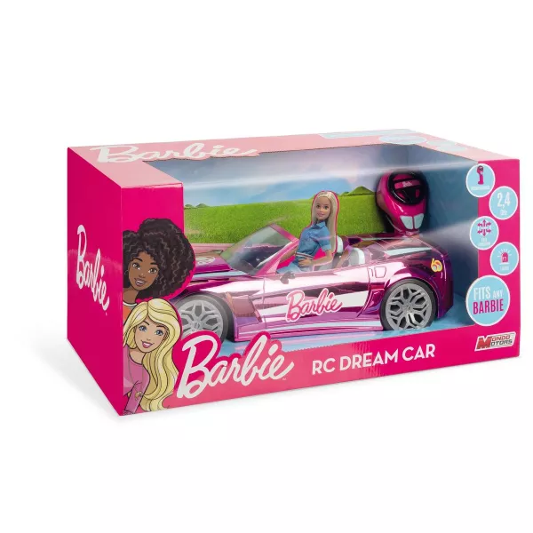 Barbie: Rózsaszín távirányítós álomautó 2,4 GHz - CSOMAGOLÁSSÉRÜLT