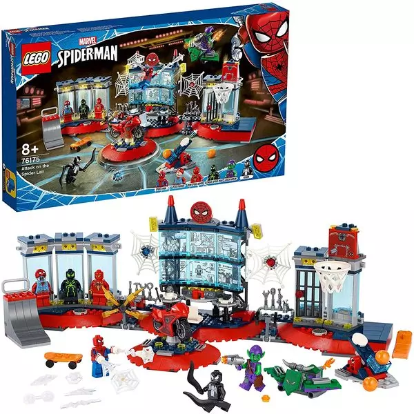 LEGO Super Heroes: Atac la adăpostul păianjenului 76175