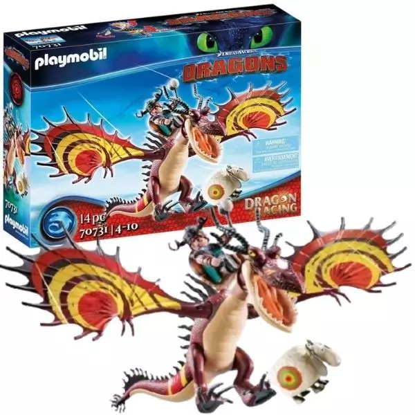 Playmobil: Cum să-ți dresezi dragonul?, Snotlout și Hookfang - 70731