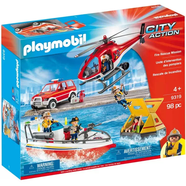 Playmobil: Tűzoltó mentőakció 9319 - CSOMAGOLÁSSÉRÜLT