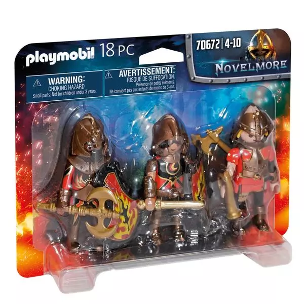 Playmobil: Set de figurine Knights Burnham Raiders - 70672