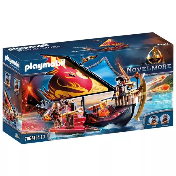 Playmobil: Burnham Raiders Fire Ship - 70641
