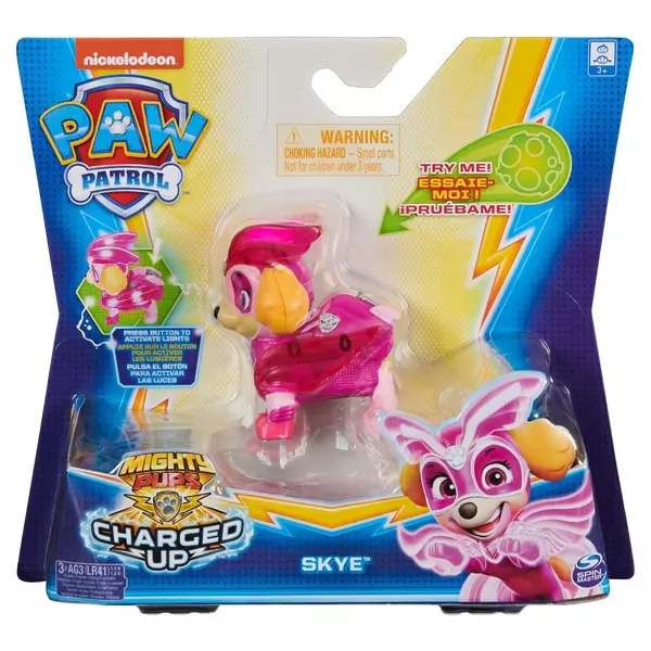 Paw Patrol: Charged Up - Figurină Skye Mighty Pups