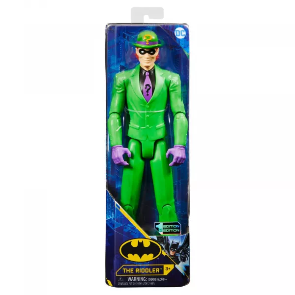 DC Batman: Figurină de acțiune Riddler îmbrăcat în verde - 30 cm