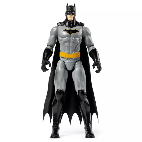 DC Batman: Figurină de acțiune Batman îmbrăcat în gri-negru - 30 cm