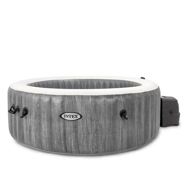 Intex: PureSpa Greywood Deluxe pezsgőfürdő szett - 196 x 71 cm akciós termékkép 1