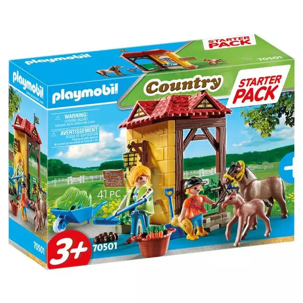 Playmobil: Set starter Fermă de cai 70501