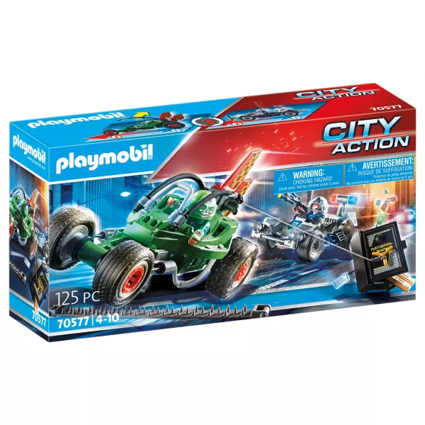 Playmobil City Action: Cu Go-kart pe urmele hoțului 70577