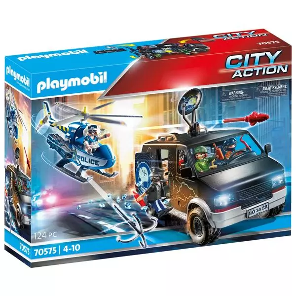 Playmobil City Action: Cu elicopter în urma fugarului 70575