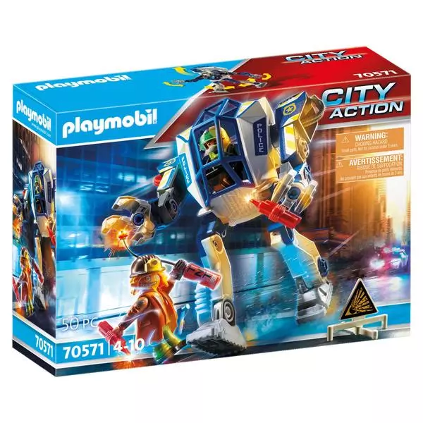 Playmobil: Rendőr-robot - Különleges bevetés 70571