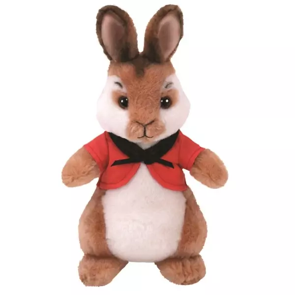 TY Beanie Beabies: Peter Rabbit - Flopsy figurină iepure de pluș - 15 cm