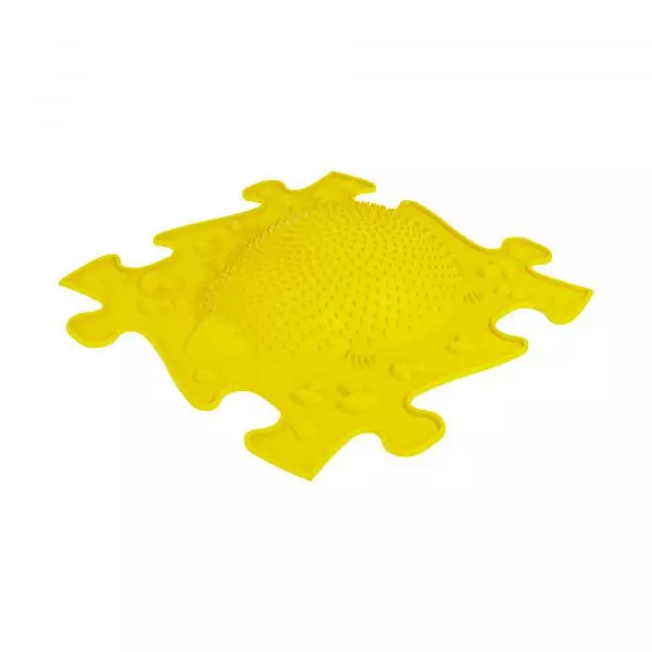Muffik: Kemény sünis kiegészítő darab szenzoros szőnyegekhez - sárga
