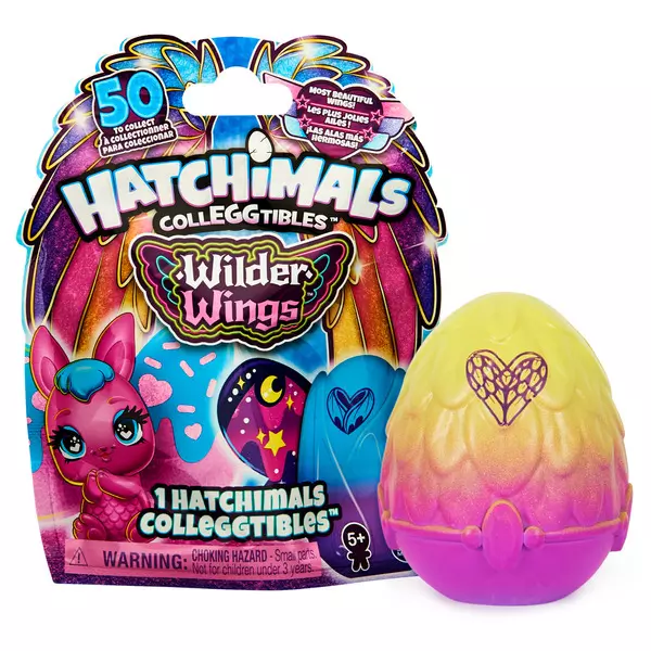 Hatchimals: Wilder Wings - gyűjthető meglepetés tojás, 9.széria - többféle