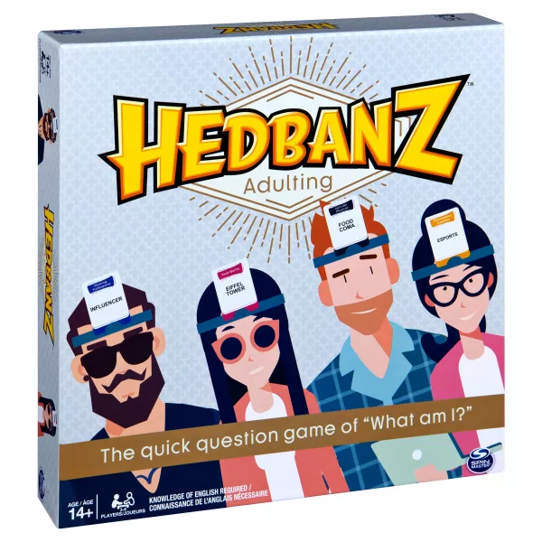 Hedbanz Adulting - joc de societate în lb. maghiară