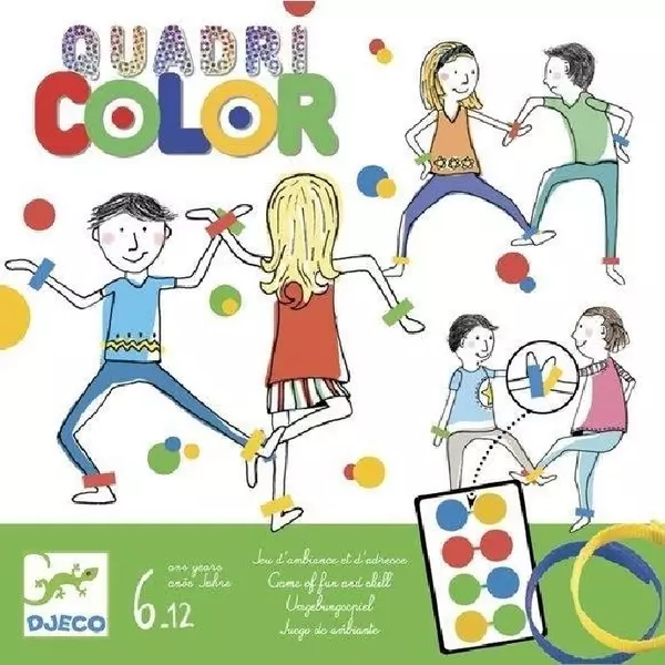 Djeco: Quadricolor - Conecto, joc de societate în lb. maghiară