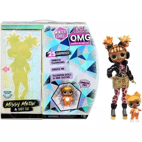 L.O.L. Surprise: OMG divatbaba - Missy Meow & Baby Cat