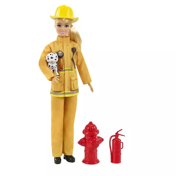 Barbie: Deluxe karrier játékszett - tűzoltó