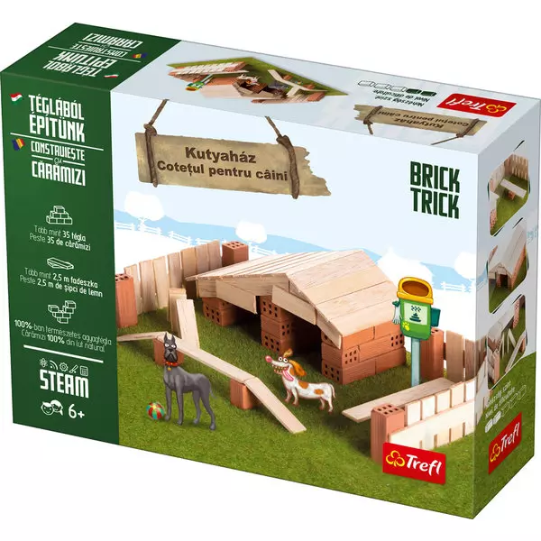 Brick Trick: Cotețul pentru câini din cărămiduțe - set de construcție