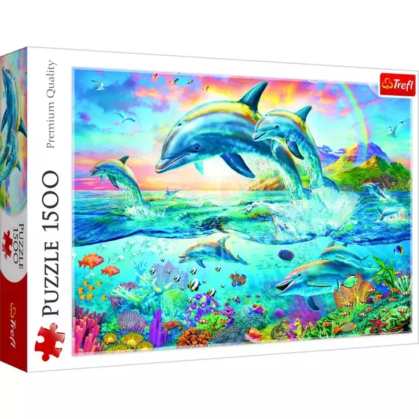 Trefl: Delfin család 1500 darabos puzzle