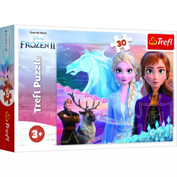 Frozen 2: Curajul surorilor - puzzle cu 30 de piese