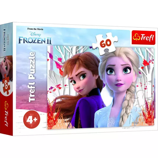 Frozen 2: Lumea fermecată a lui Anna și Elsa - puzzle cu 60 de piese