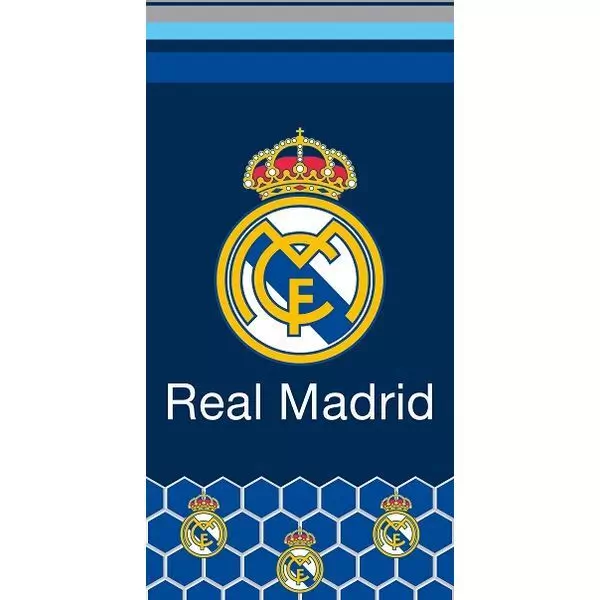 Real Madrid: Címeres strandtörölköző - 70 x 140 cm