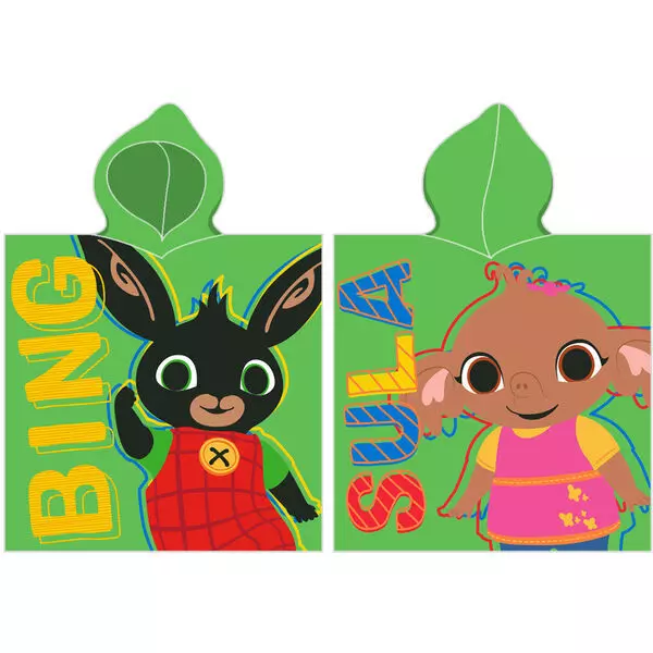 Bing: Bing și Sula poncho de baie - 50 x 115 cm