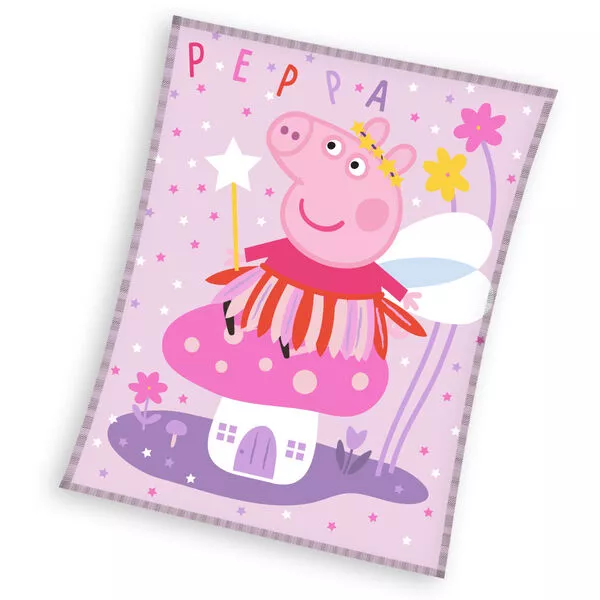 Peppa Pig: Pătură polar - 150 x 200 cm