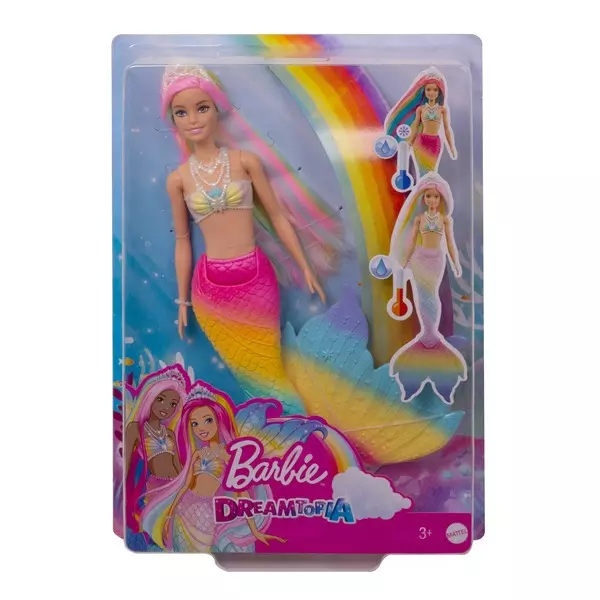 Barbie Dreamtopia: Păpușă sirenă magică