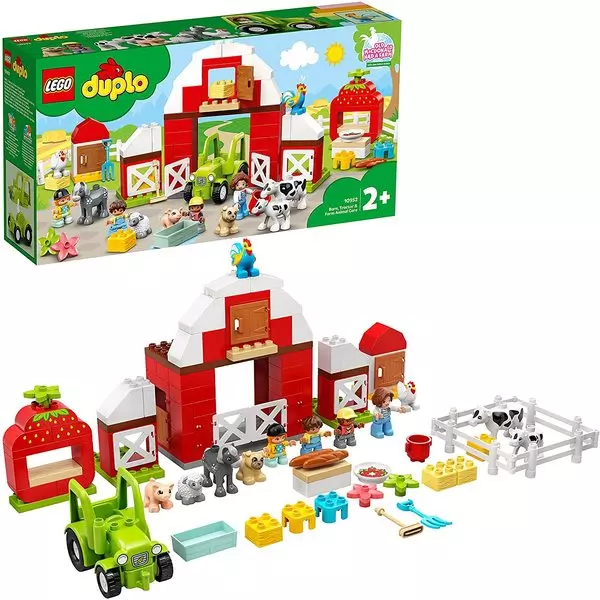 LEGO® DUPLO® Town: Pajta, traktor és állatgondozás a farmon 10952