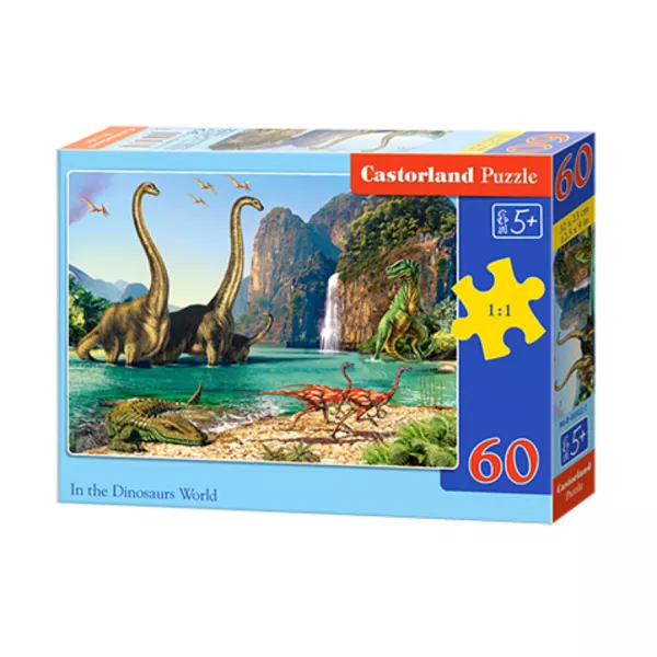 Castorland: A dinoszauruszok világa 60 darabos puzzle