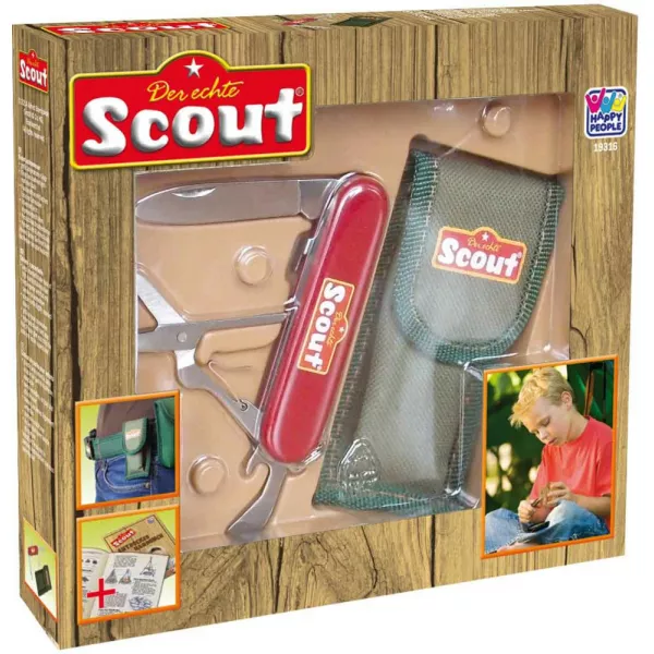 Scout: cuțit de buzunar pentru copii cu husă