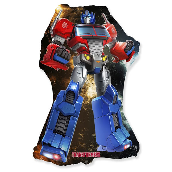 bed mineral Amorous Transformers: Balon folie Optimus Prime care poate fi așezat pe suport -  Tulli.ro