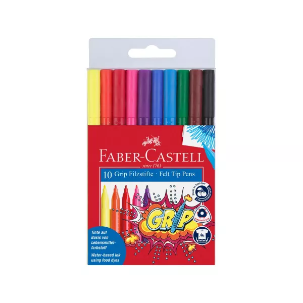 Faber Castell: Grip set de 10 markere
