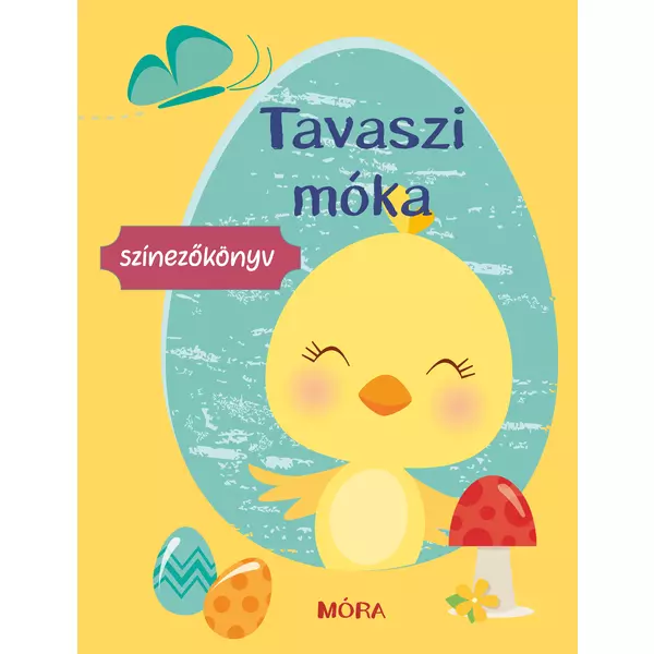 Distracție de primăvară - carte de colorat în lb. maghiară