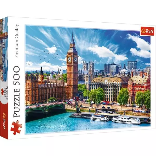 Trefl: O zi cu soare la Londra - puzzle cu 500 piese