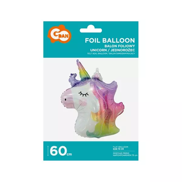 Balon folie Unicorn - 75 cm