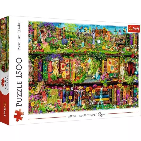 Trefl: Tündér könyvespolcok - 1500 darabos puzzle