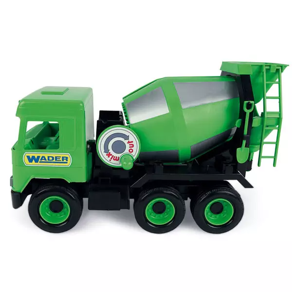 Wader: Middle Truck betonkeverő, 38 cm - zöld