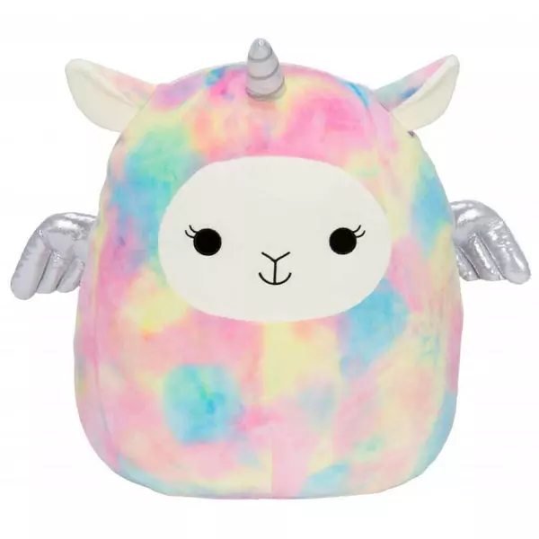 Squishmallows: Lucy-May lama unicorn - jucărie de pluș 20 cm