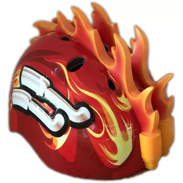 TuffNutz: Flăcări 3D cască de protecție